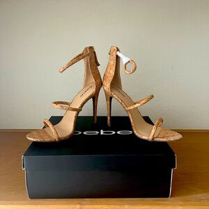 BEBE CORK JANAE  SANDALS